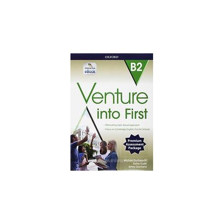 VENTURE INTO FIRST B2 SB&WB+CD+OBK+2 FIRST ONLINE TESTS VOL. U